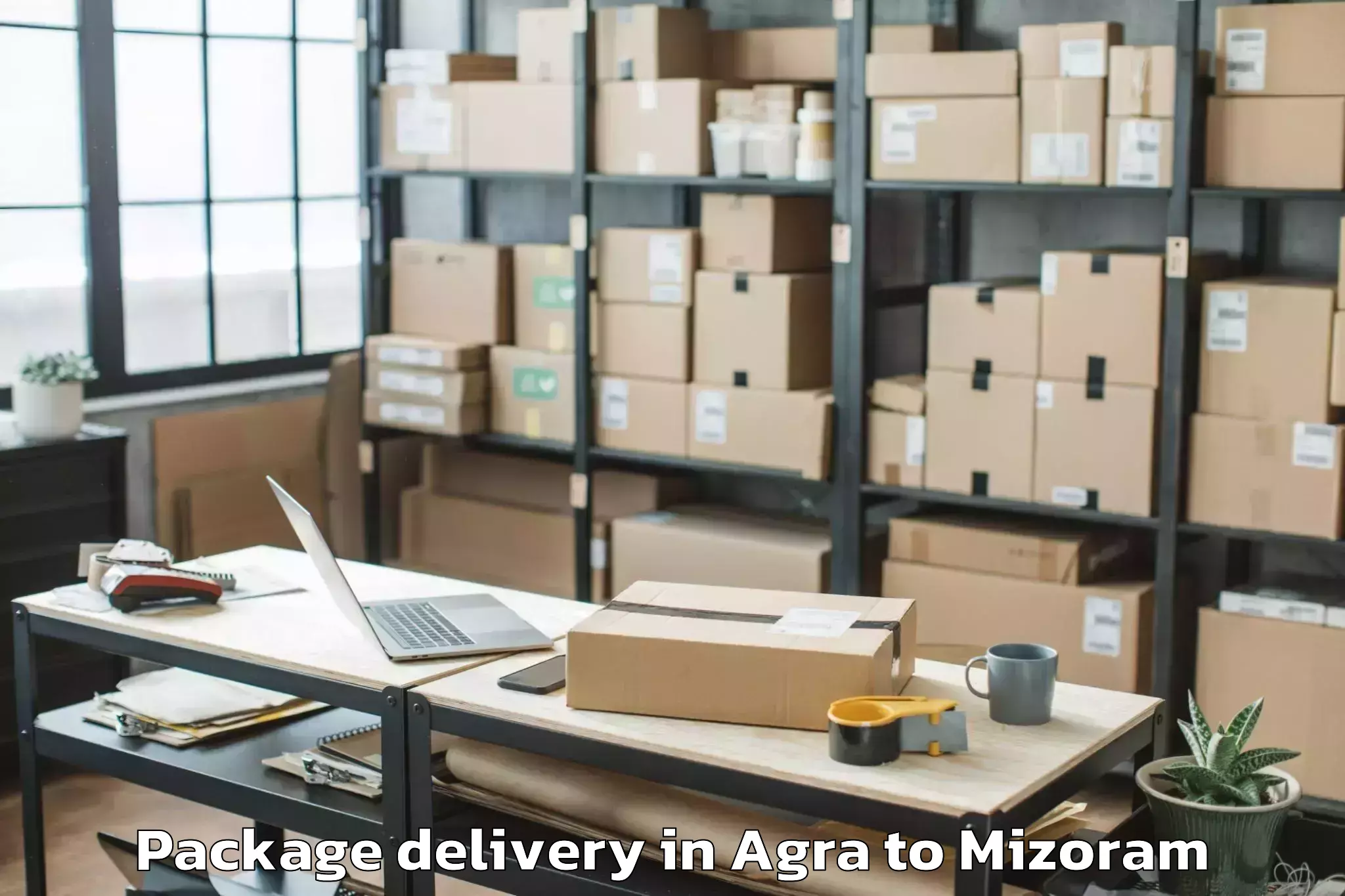 Professional Agra to Mizoram Package Delivery